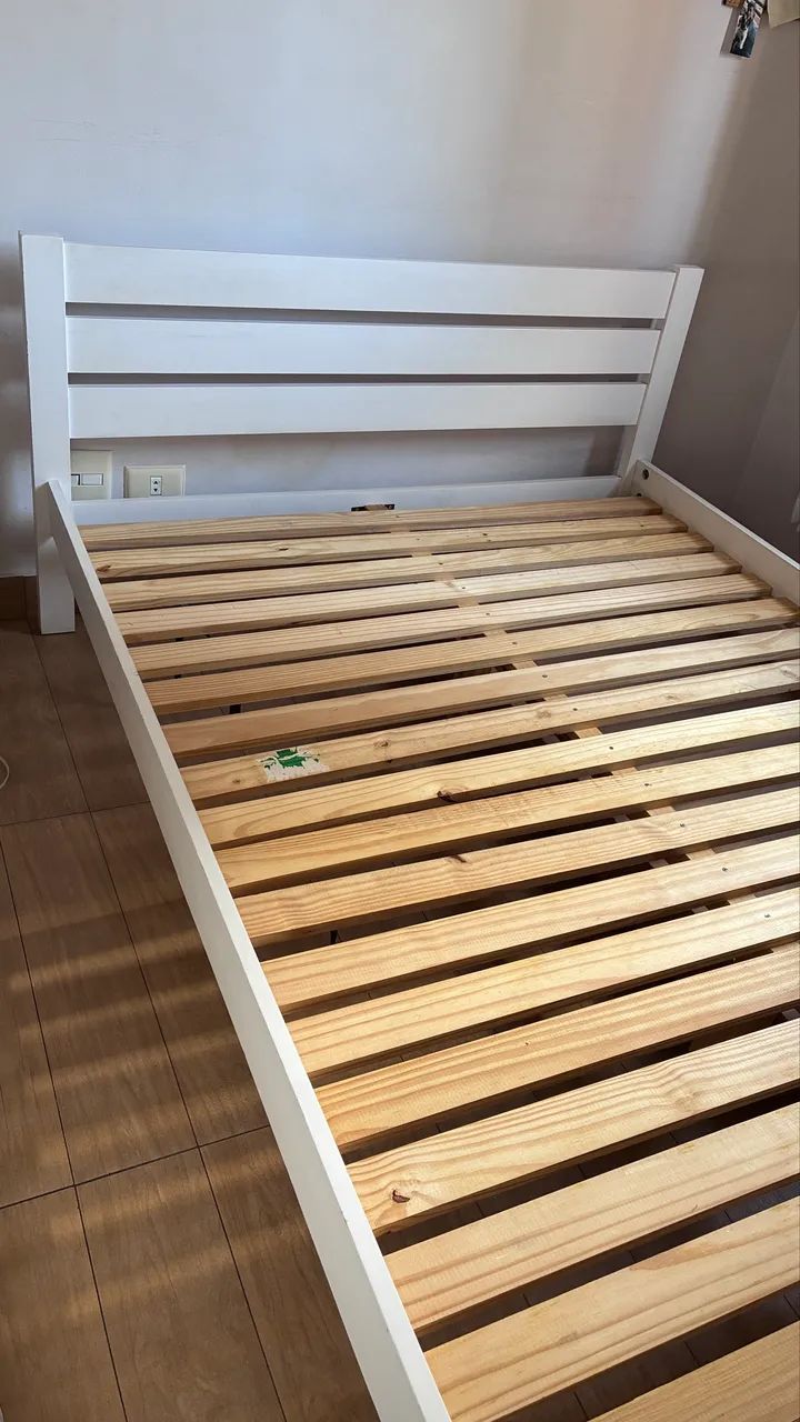 Cama de casal de madeira  - Foto 2