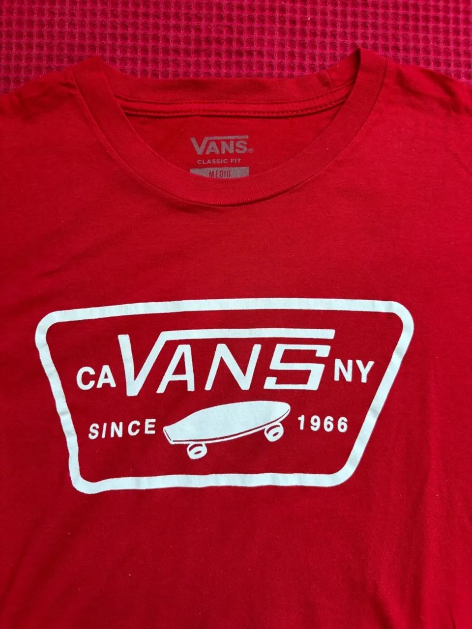 CAMISA VANS M VERMELHA - Foto 3