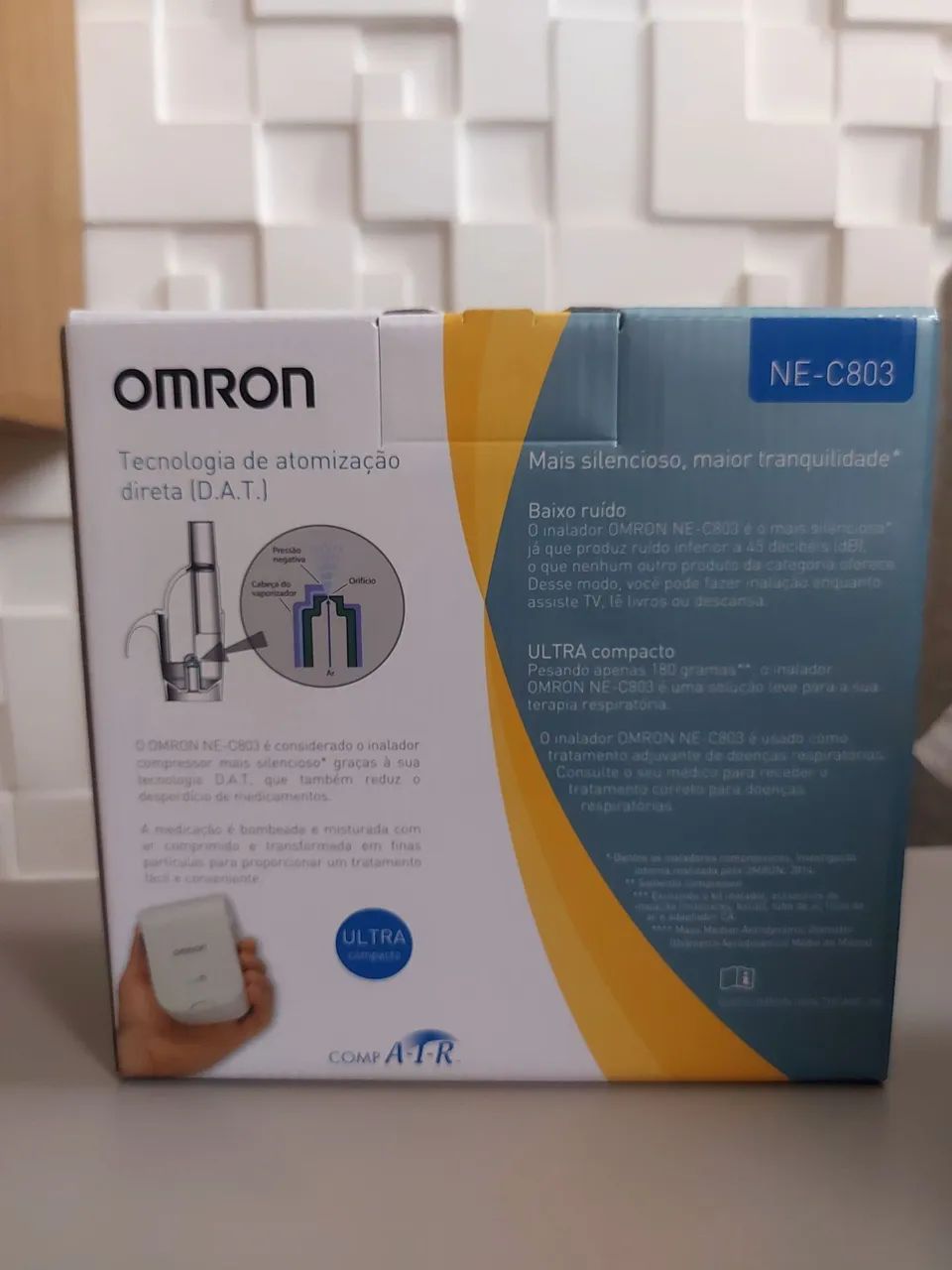 Inalador e Nebulizador Compressor Omron Elite - Foto 2