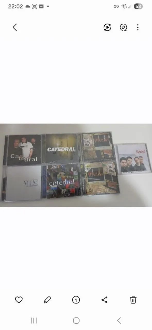 7 Original Sealed CDs by the Band Catedral