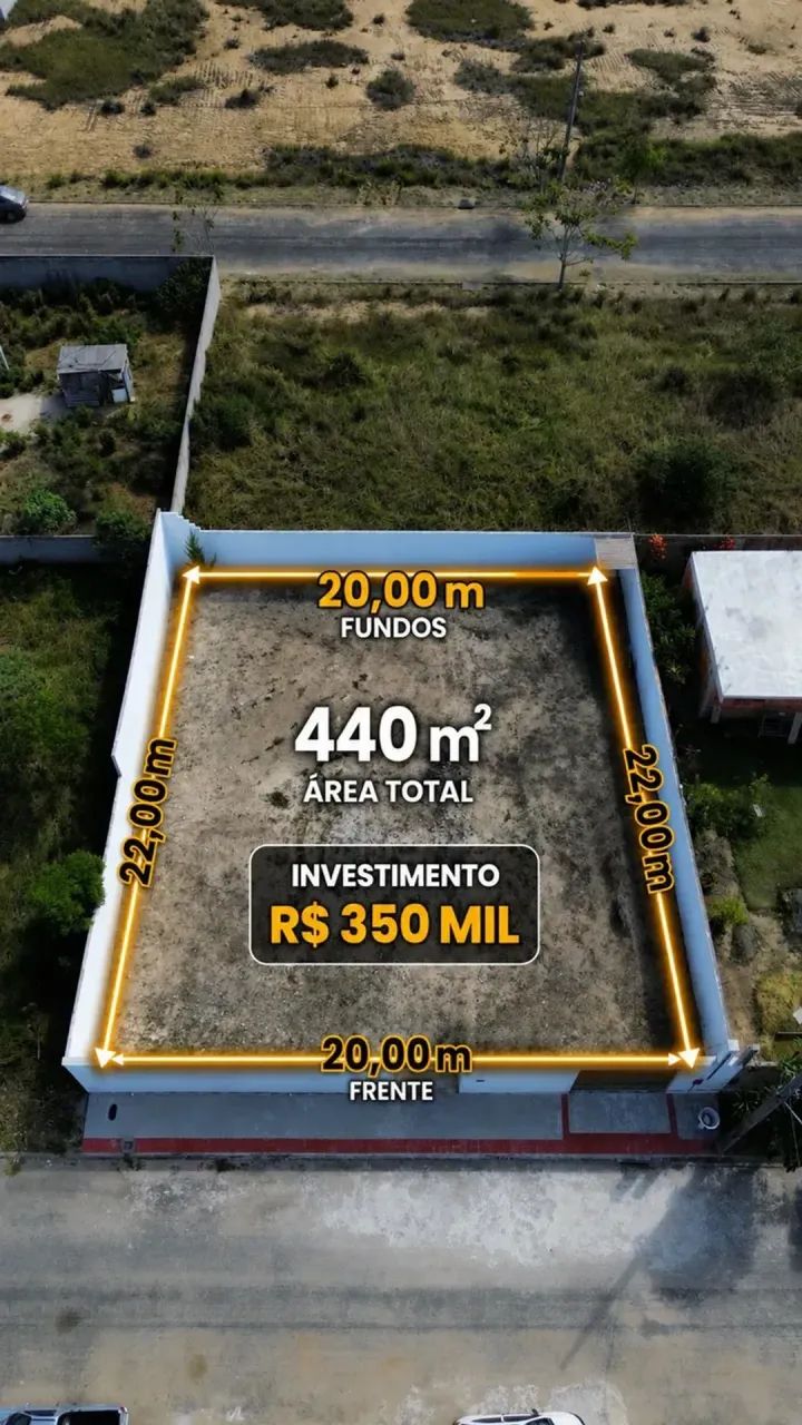 VENDO TERRENO MURADO COM AGUA E LUZ RESIDENCIAL HZ