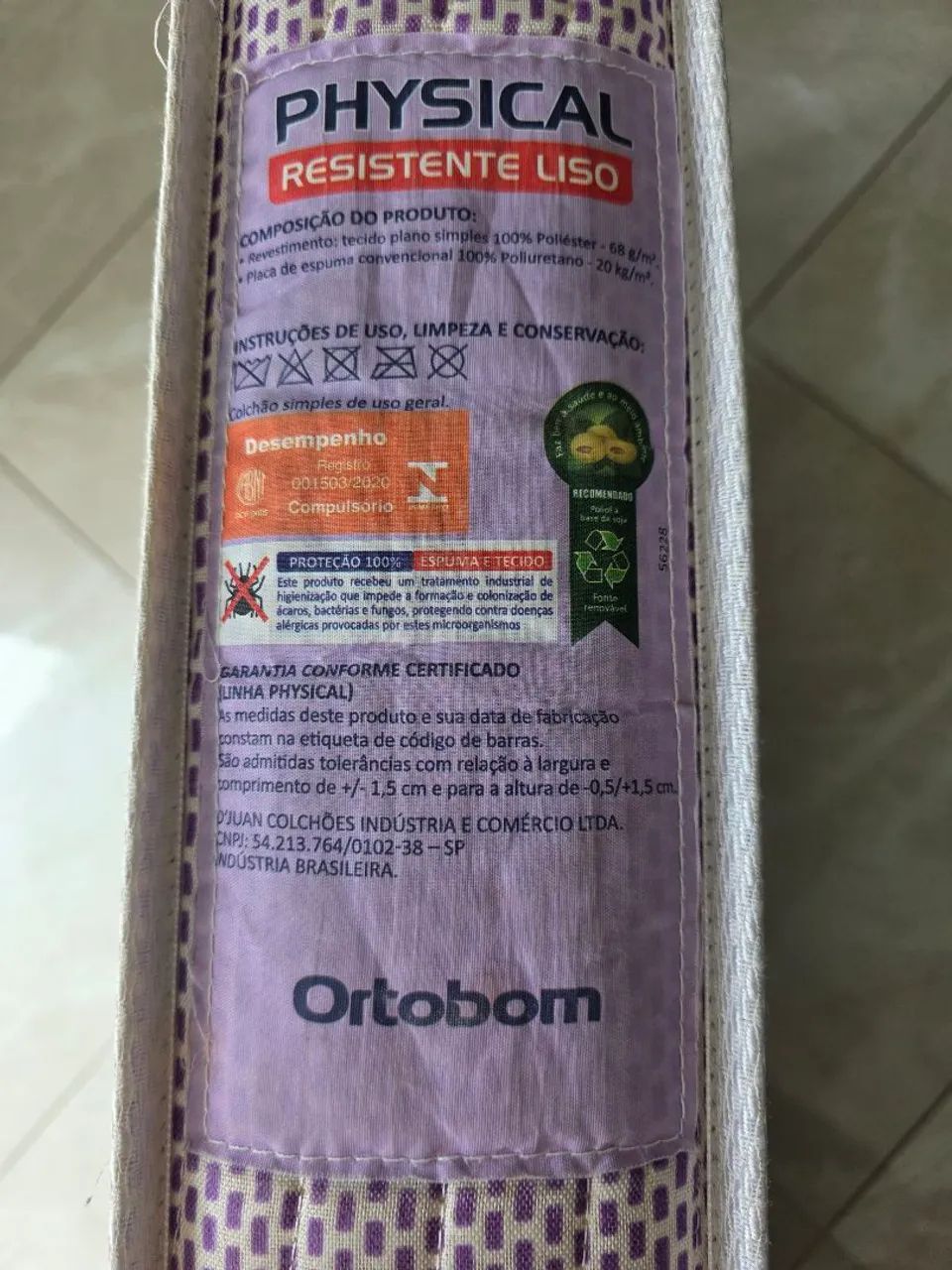Colchão tamanho Solteiro * Castro- PR* - Foto 3