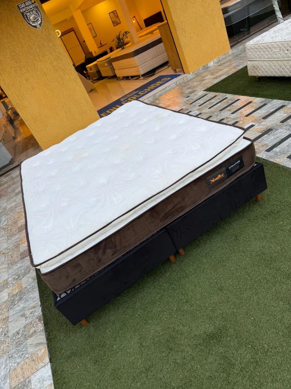 Cama box Queen seminova top - ENTREGA GRÁTIS  - Foto 5