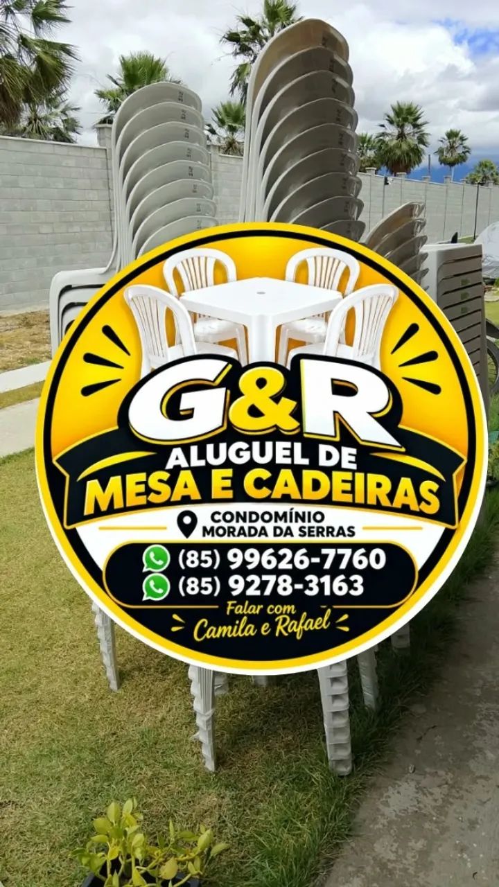 Aluguel de kits mesas e cadeiras  - Foto 2