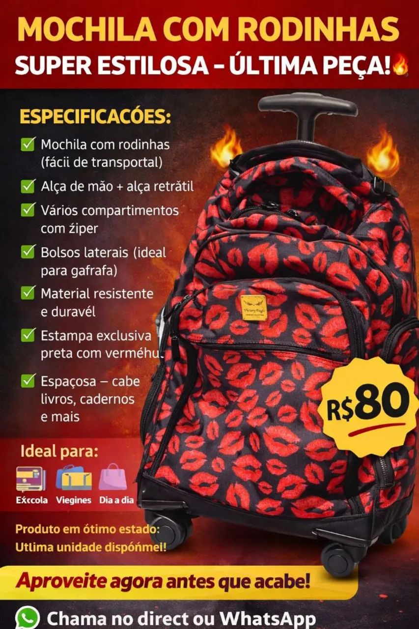 Mochila Seminova muito top - Foto 2