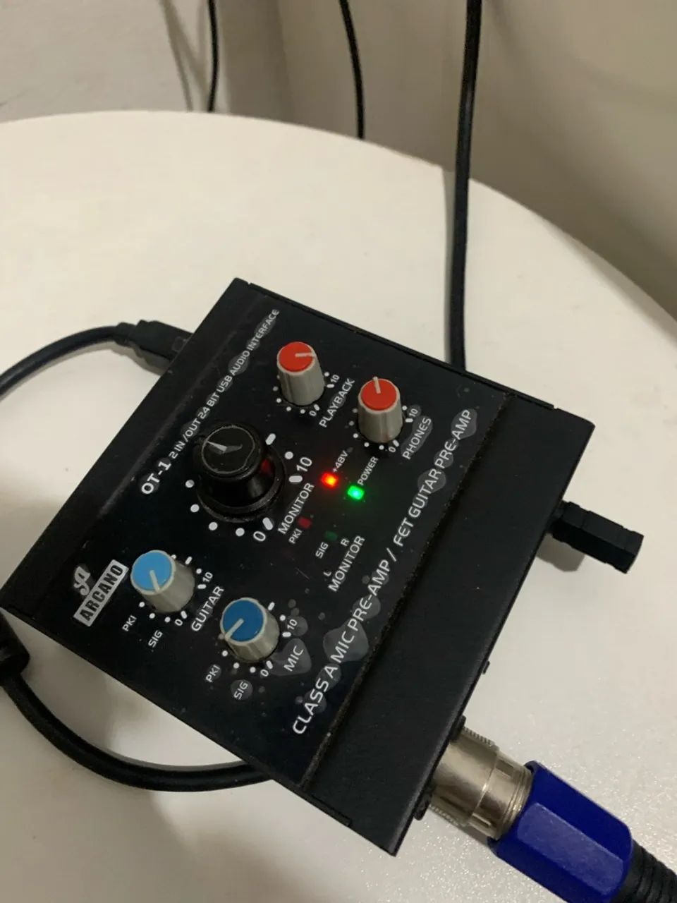 Interface De Áudio Arcano Ot-1 Usb Pre-amp (Usado)