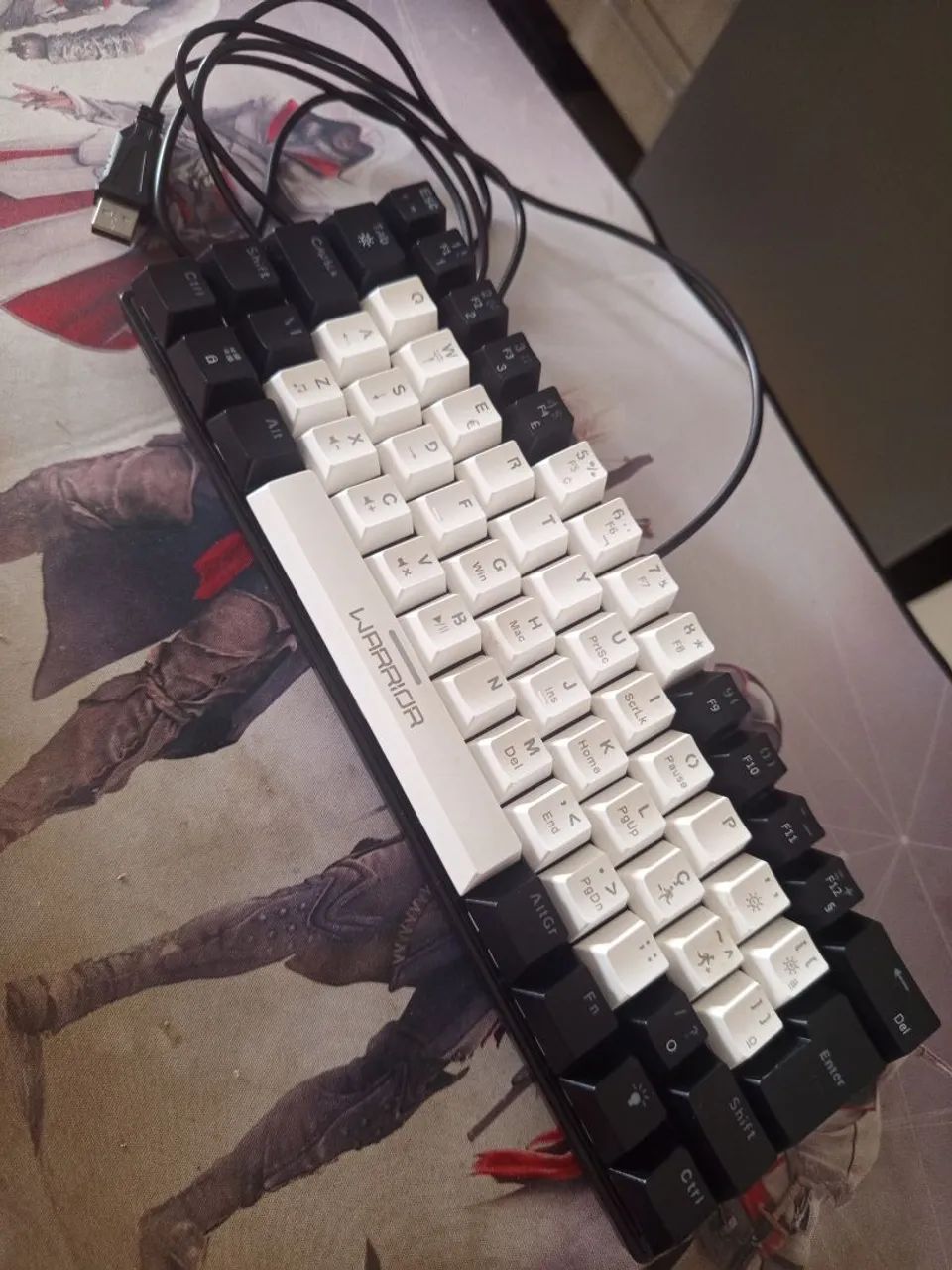 Teclado Gamer Warrior (Com Removedor de teclas e  teclas Reservas)  - Foto 2