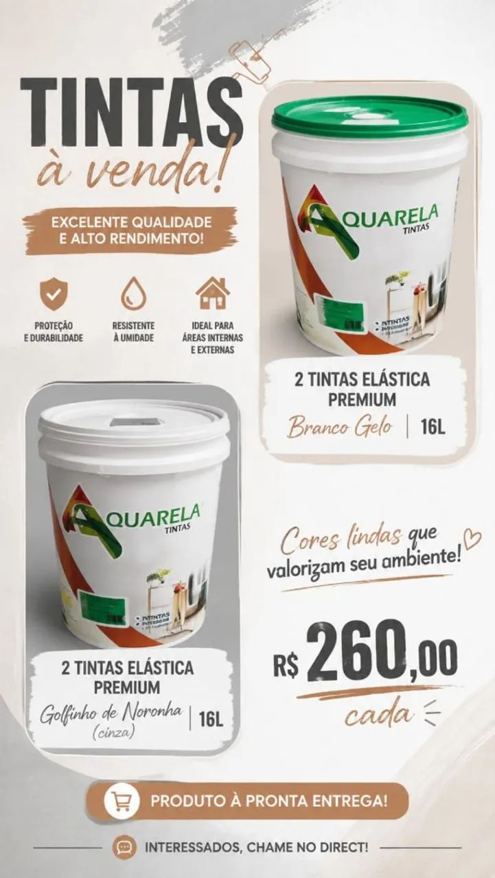 Vendo tintas 16L