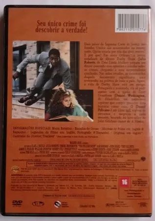 DVD Filme O Dossiê Pelicano Com Julia Roberts e Denzel Washington - Foto 2