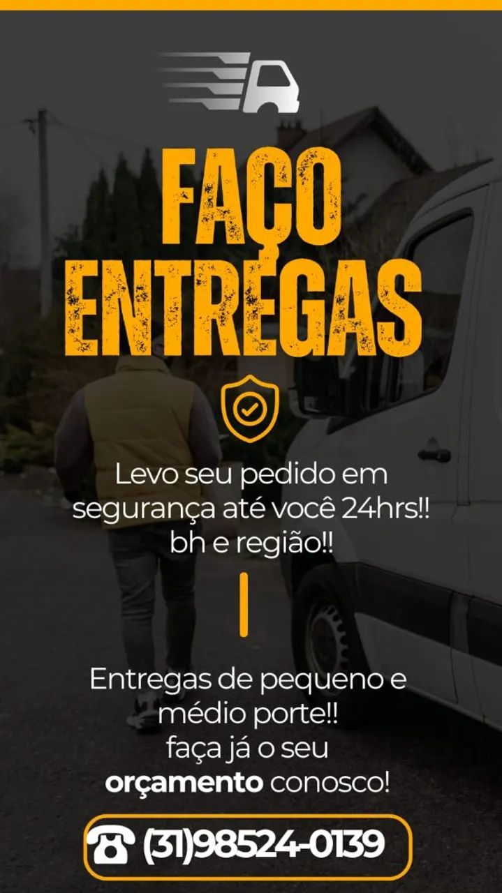 Faço entregas BH e região!!
