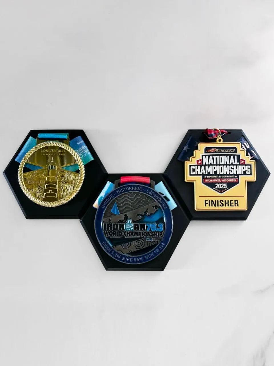Suporte Hexagonal para Medalhas
