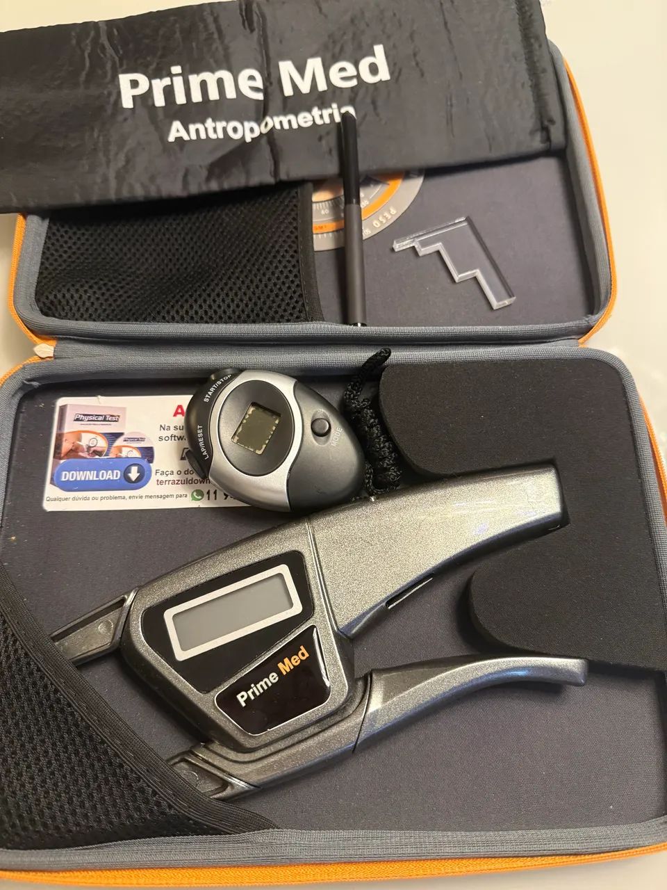 Kit Adipômetro Digital Científico Prime Med - Foto 3