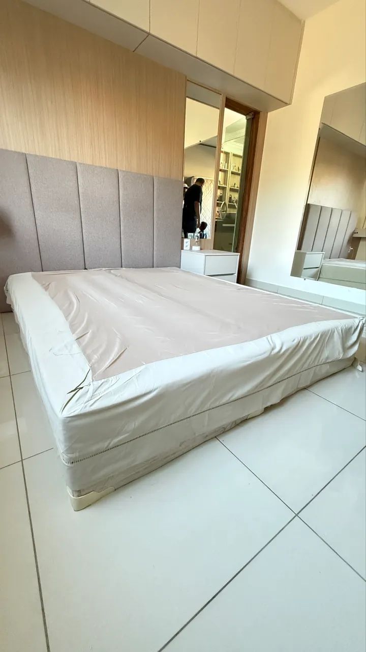 OPORTUNIDADE CAMA BOX  SOMENTE A BASE ÓTIMO ESTADO  - Foto 4