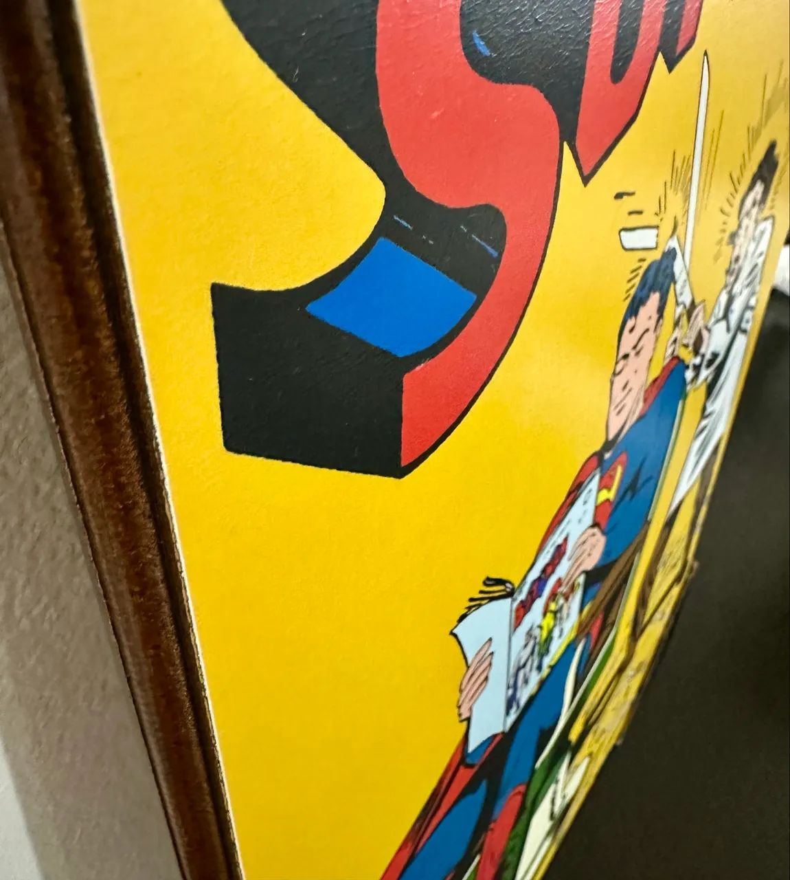 Quadro Capa de Gibi - Super Homem  - Foto 2