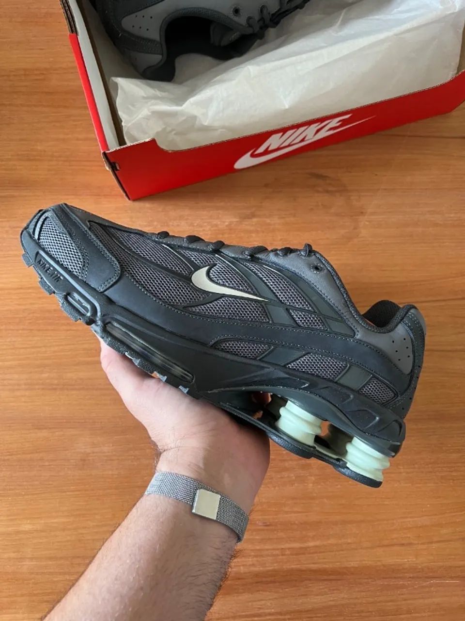 Tênis Nike Shox Ride 2 Iron Grey and Anthracite