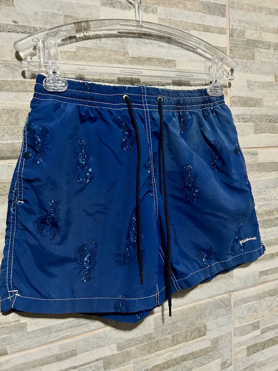 Short praia azul Richards 1 - Foto 3