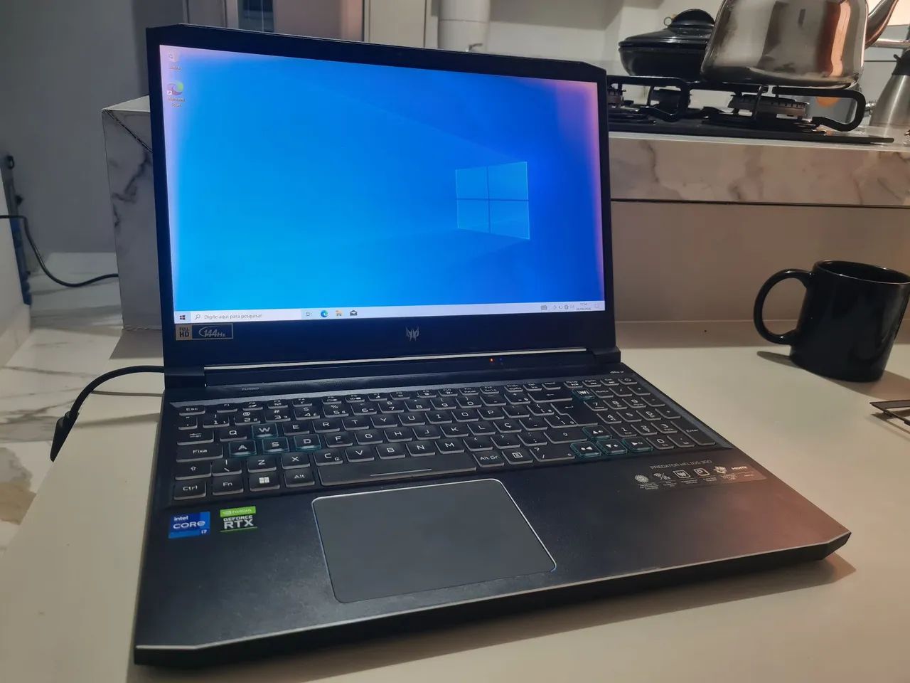 Acer Predator com Defeito c/ RTX 3060, Core i7, 4gb de Ram, Notebook Gamer / Pc gamer - Foto 3