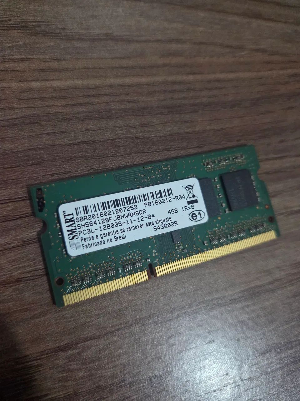 Memória RAM DDR3 4GB Notebook SMART