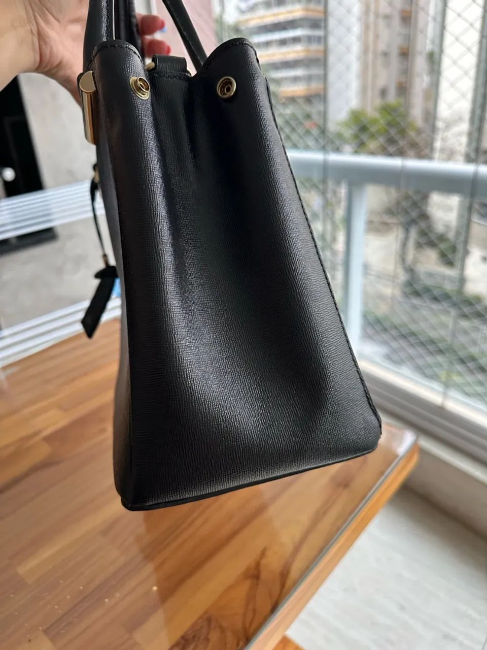 Bolsa Arezzo Preta Estruturada - Foto 2