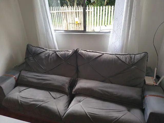 VENDO SOFÁ RETRÁTIL E RECLINÁVEL  - Foto 2