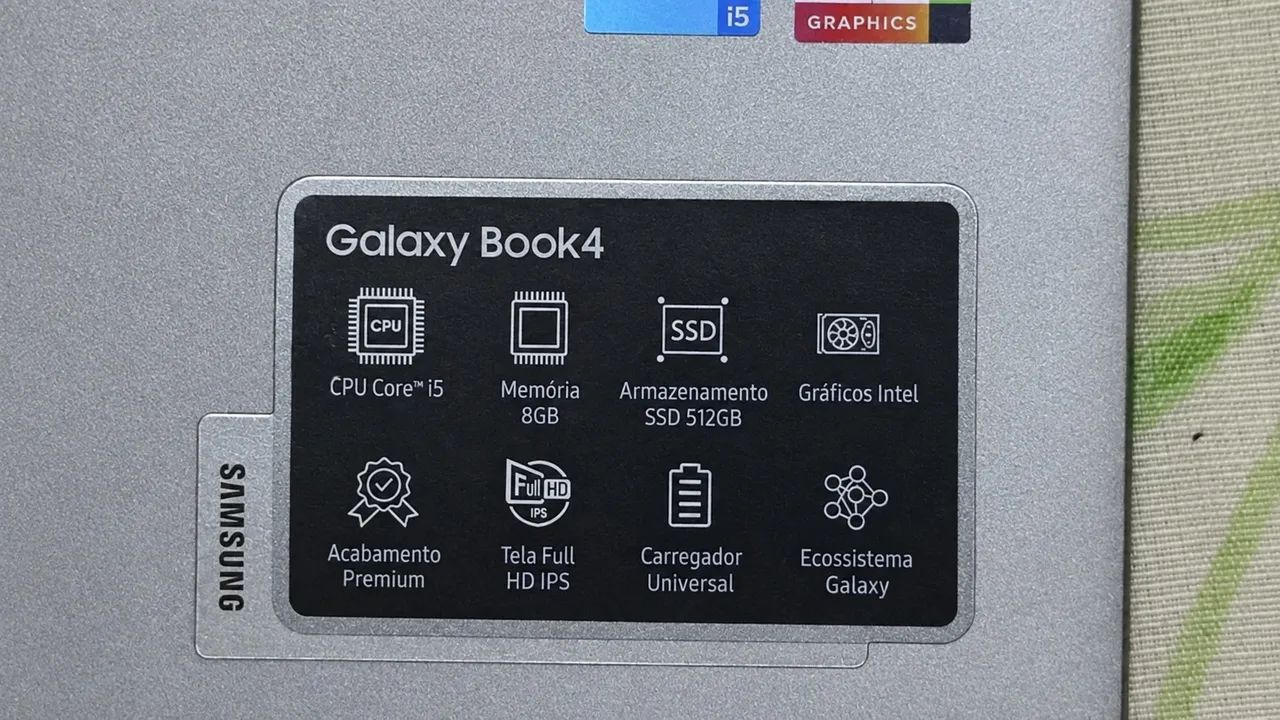 ? Samsung Galaxy Book4 em excelente estado, com apenas 6 meses de uso. - Foto 4