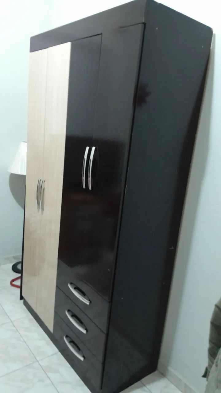 GUARDA ROUPA + CAMA SOLT. COM COLCHÃO  - Foto 4