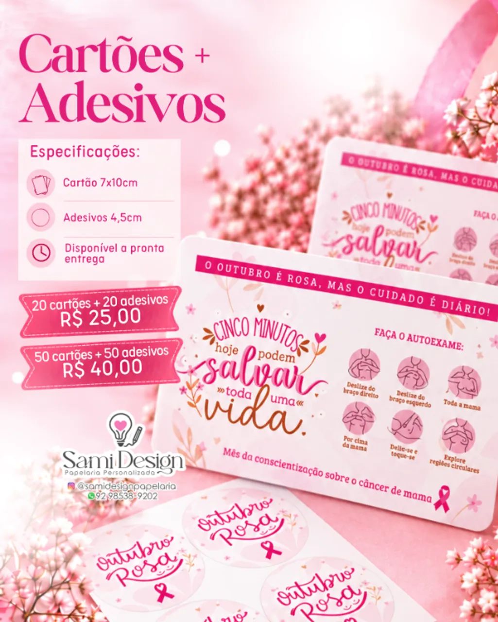 Brindes Outubro Rosa - Foto 5