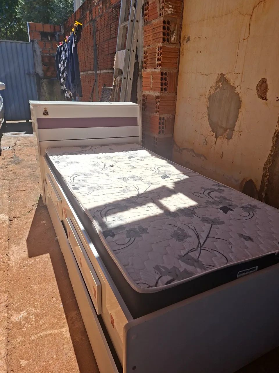 Cama com auxiliar de solteiro  - Foto 2