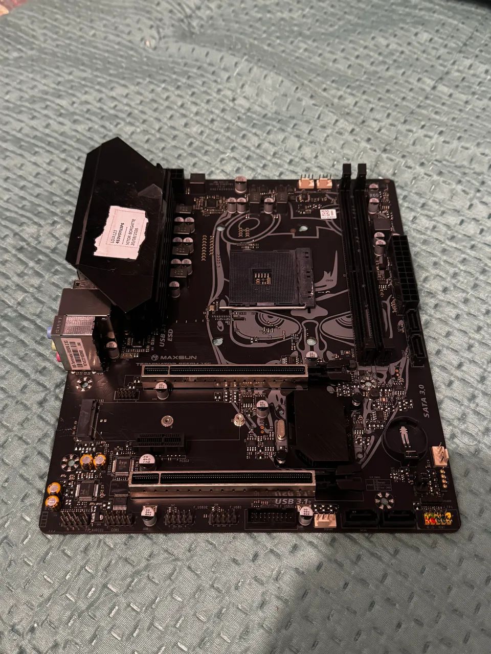 placa mãe b550m am4 terminator 2.5g maxsun - Foto 2