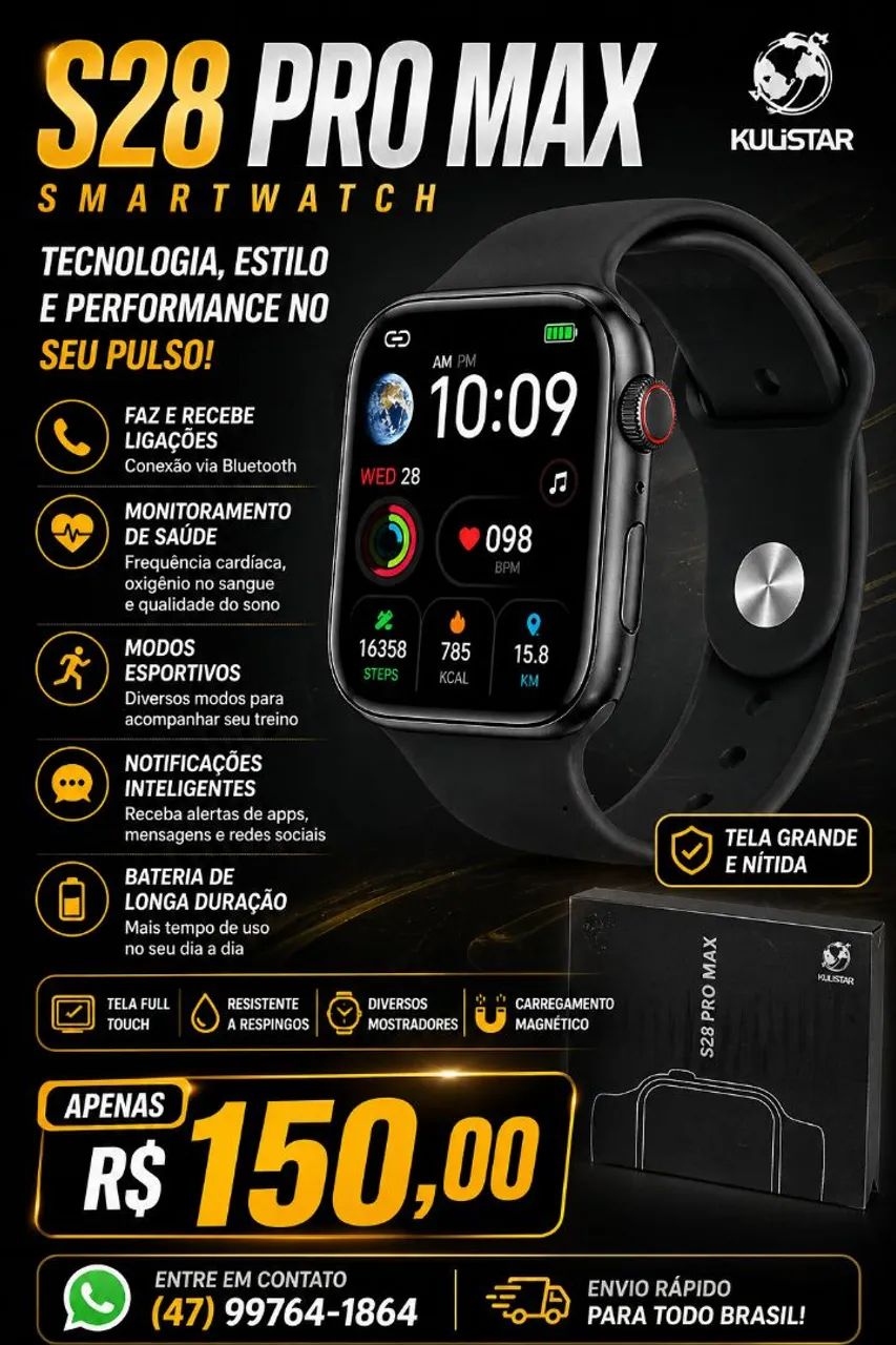 Smartwatch s28 pro Max 
