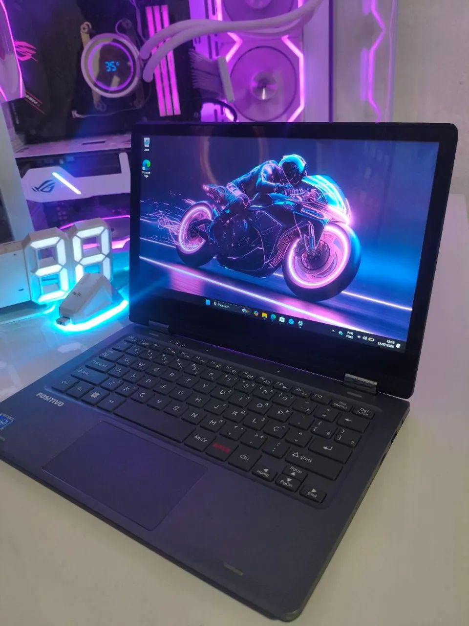 Notebook duo c com touché na tela no precinho - Foto 3