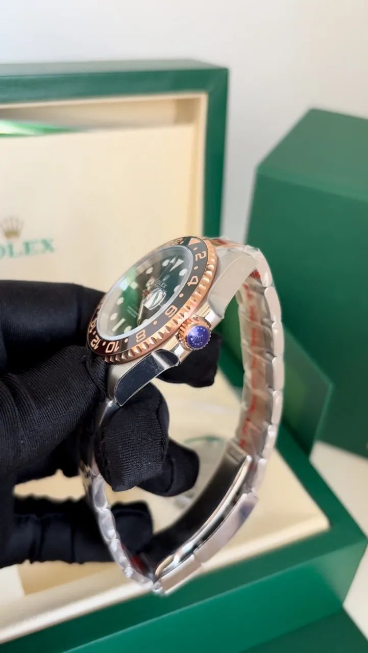 Rolex GMT Master Rosé + Caixa Completa - Foto 4