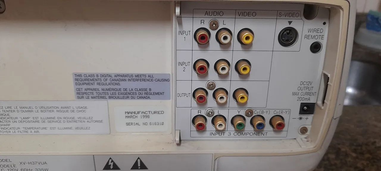Projetor Sharp Liquid Cristal  H37VUA - Foto 4