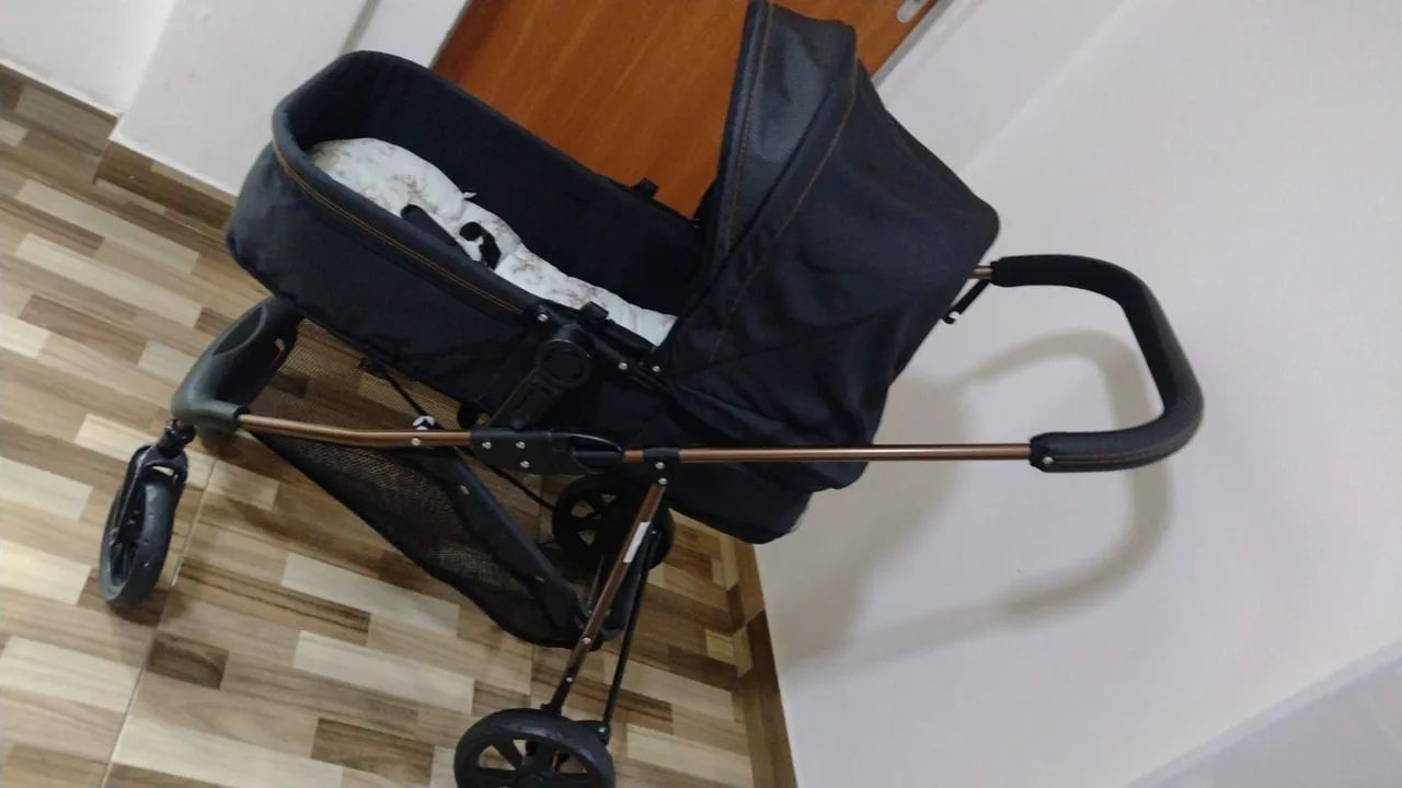 Carrinho de bebê (moisés)+ Bebê conforto - Foto 2