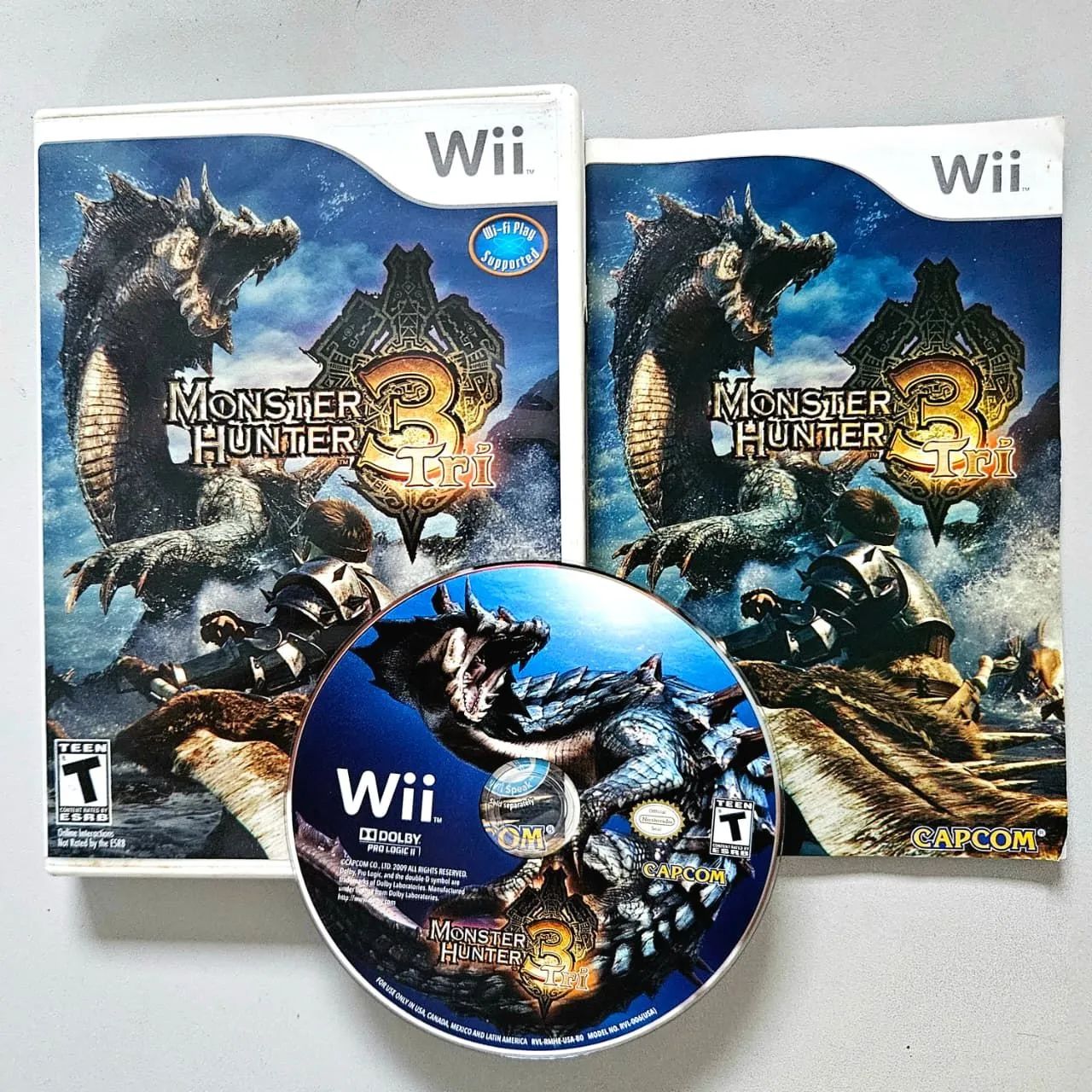Mosnster hunter 3 Nintendo wii