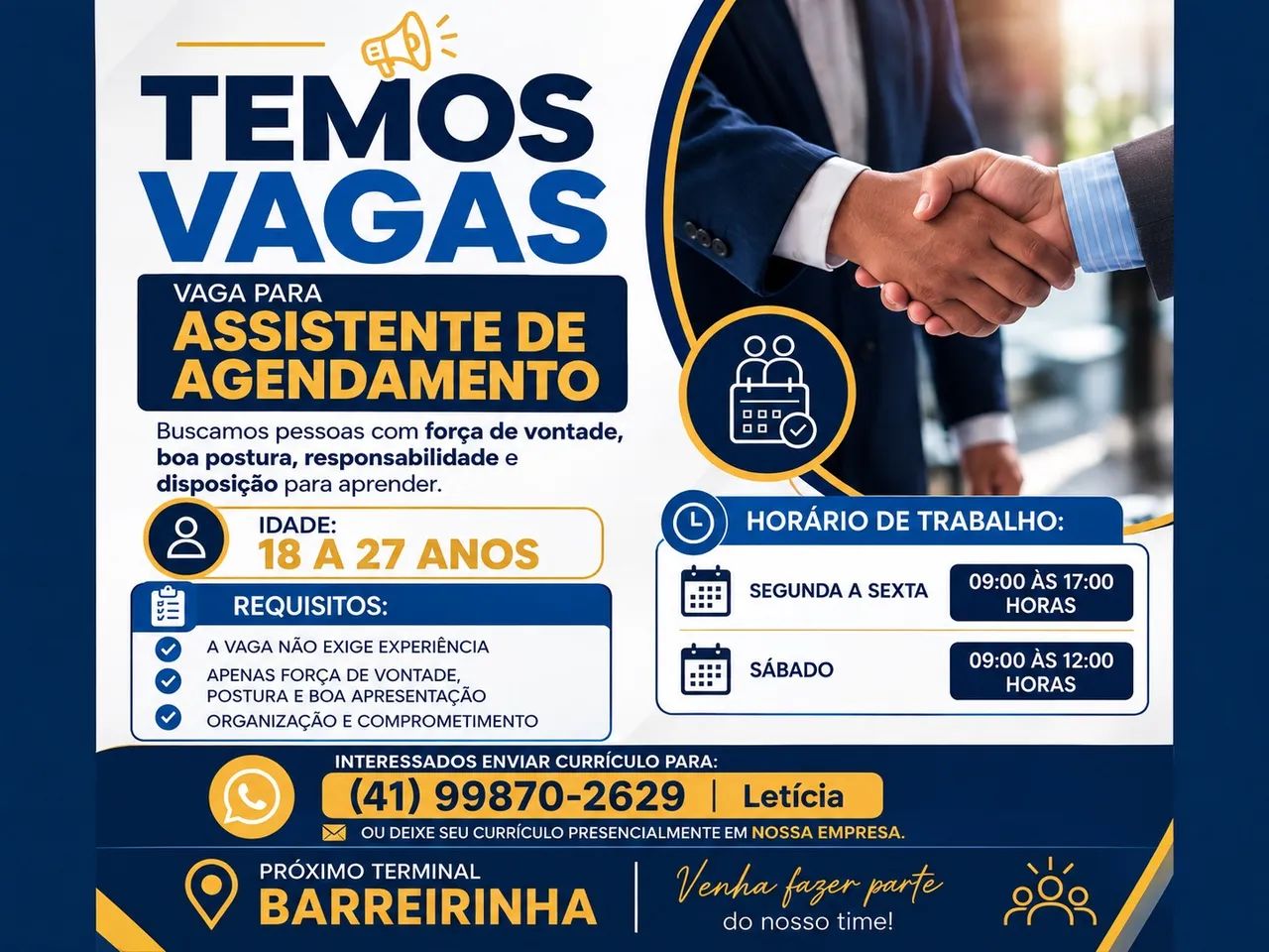 ASSISTENTE DE AGENDAMENTO 