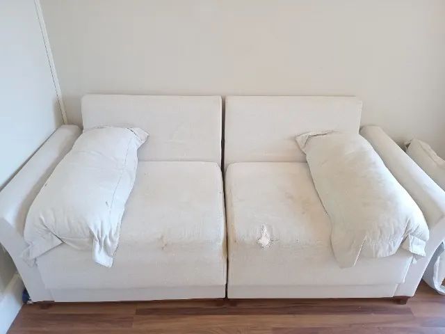 Sofa 2 lugares 2 metros linho - Foto 2