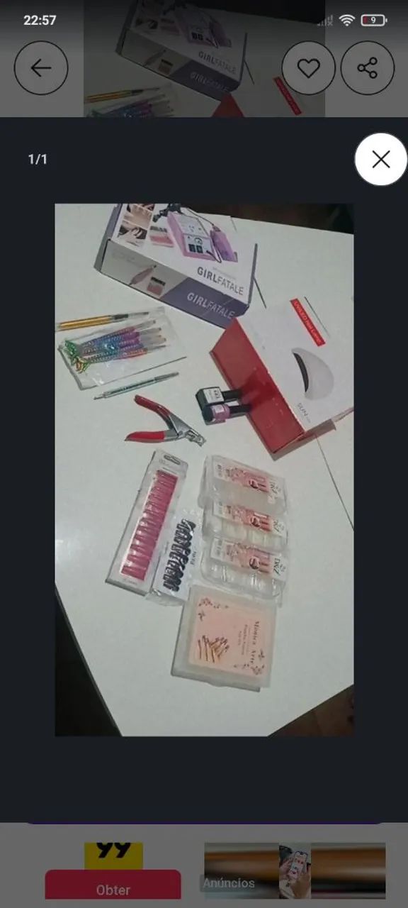Kit de unha em gel 