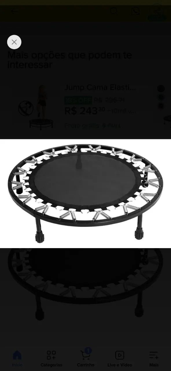 Cama elástica jump