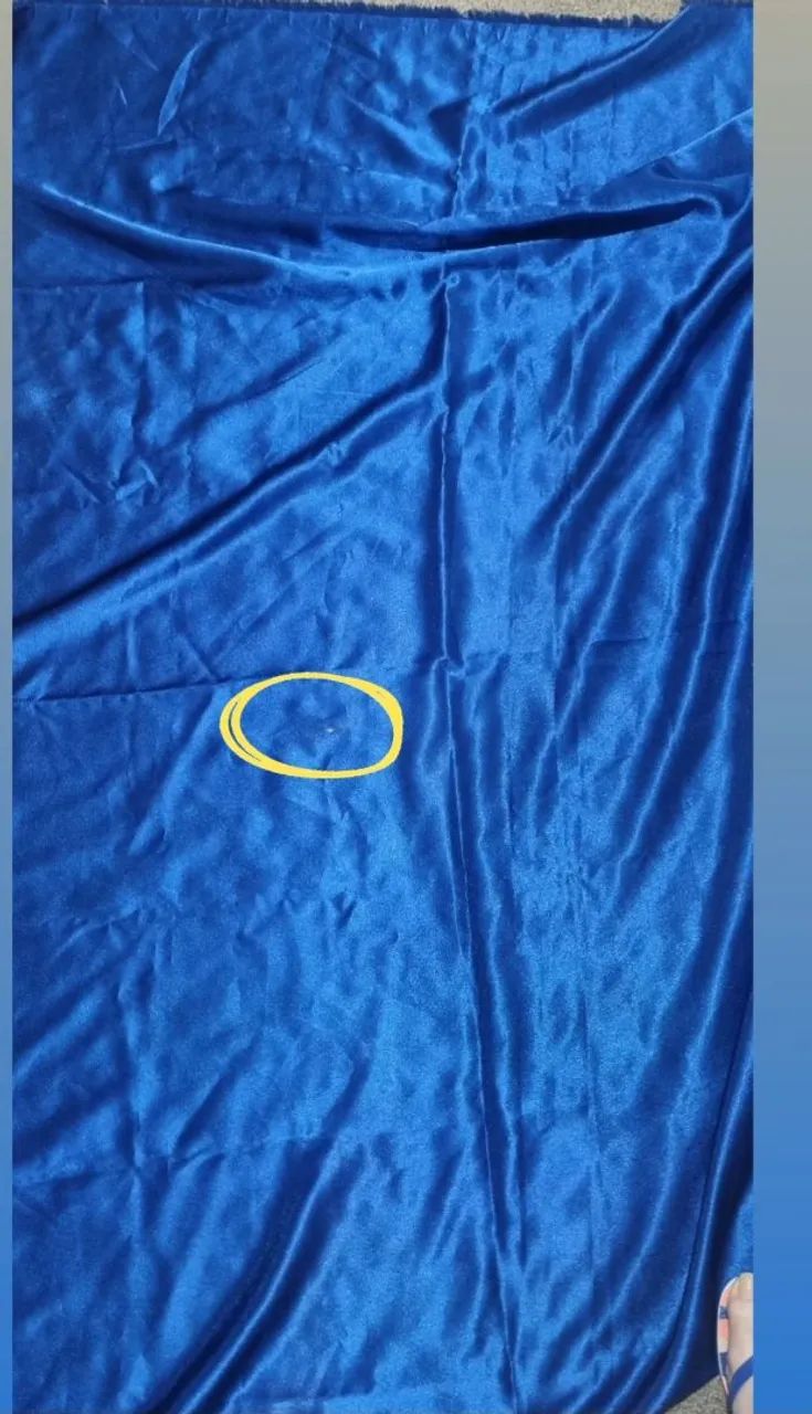 TECIDO pedaços de tecidos soft Cetim Canelado - Foto 2