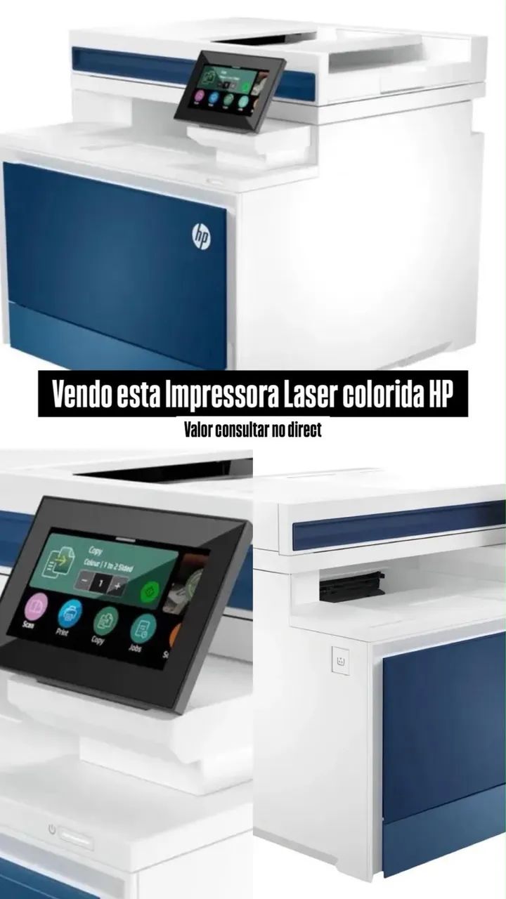 Impressora HP Laser Colorida