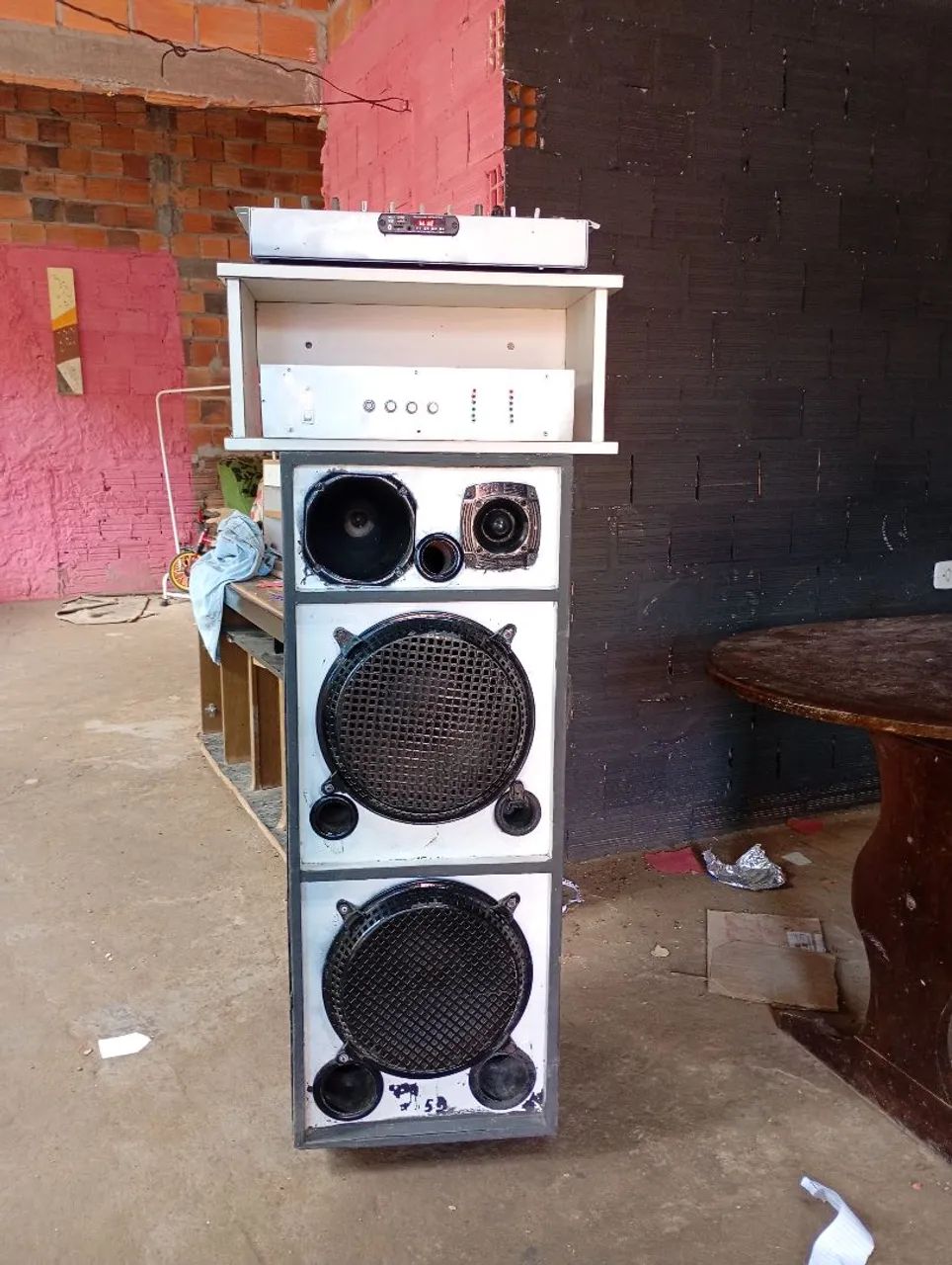 Som completo cx.de som . mesa com Bluetooth e aplificador - Foto 3
