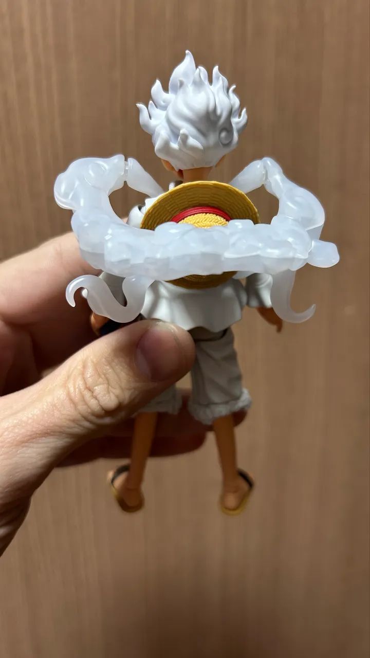Luffy Gear 5 - SH Figuarts - Aberto e sem detalhes  - Foto 3