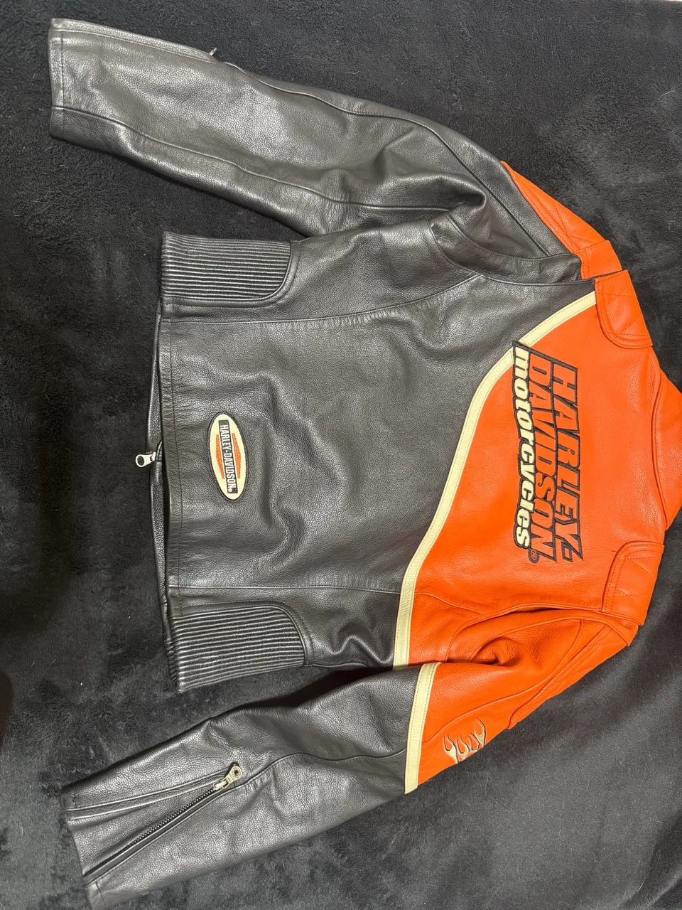 Jaqueta Couro Genuíno Original Harley Davidson - Foto 3