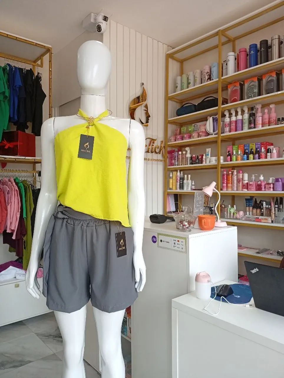 Blusa elegante e sofisticado em alfaiataria pink  - Foto 2