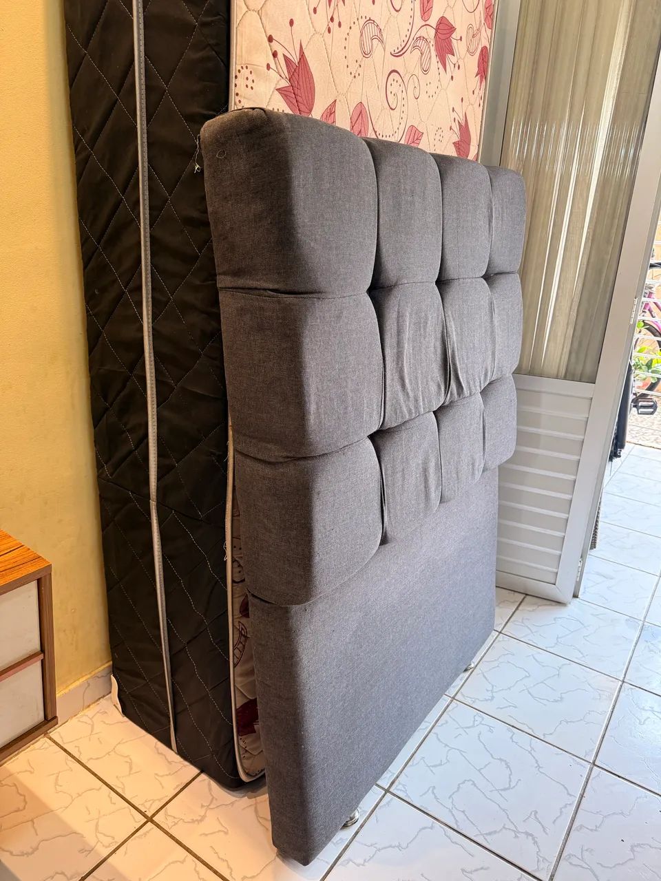 Cama de solteiro box conjugada + cabeceira  - Foto 3