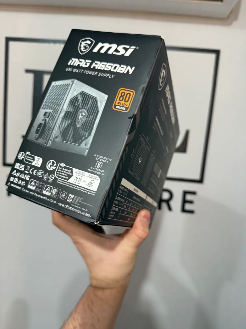 FONTE MSI MAG 650W 80 PLUS BRONZE - Foto 2