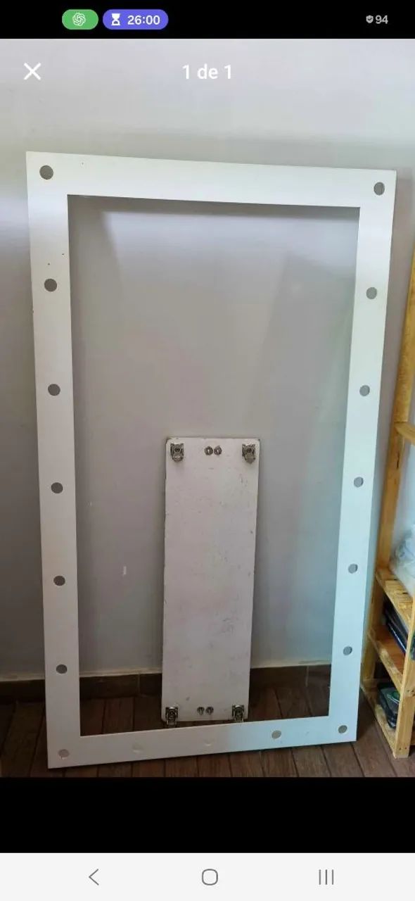 Base espelho camarim 