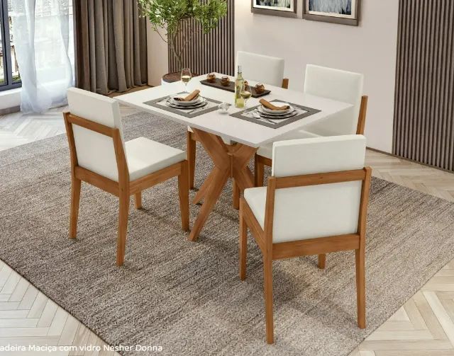 Mesa de Jantar 4 cadeiras *Nova