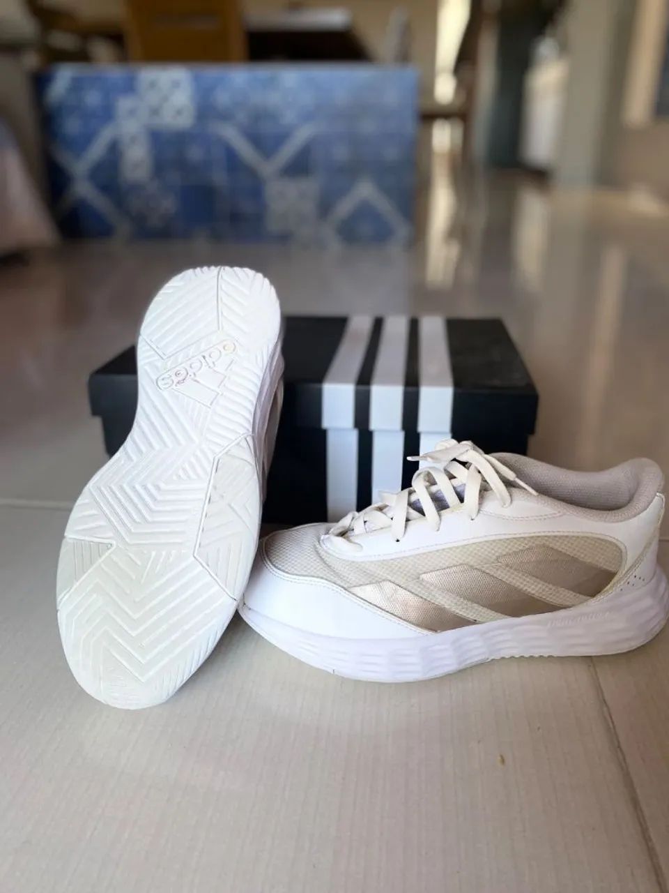 Tênis Adidas gamechaser branco  - Foto 2